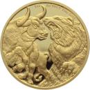 Tschad 500000 Francs 2023 Bull and Bear - 1 Unze Feingold